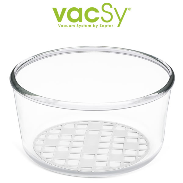 Vacsy glas container 18 cm diameter bewaardoos