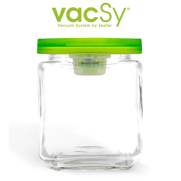 Vacsy universeel deksel vacuum op glas of pot